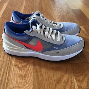 Nike Waffle One "Coconut Milk/Hyper Royal/Bright Crimson" Grade School